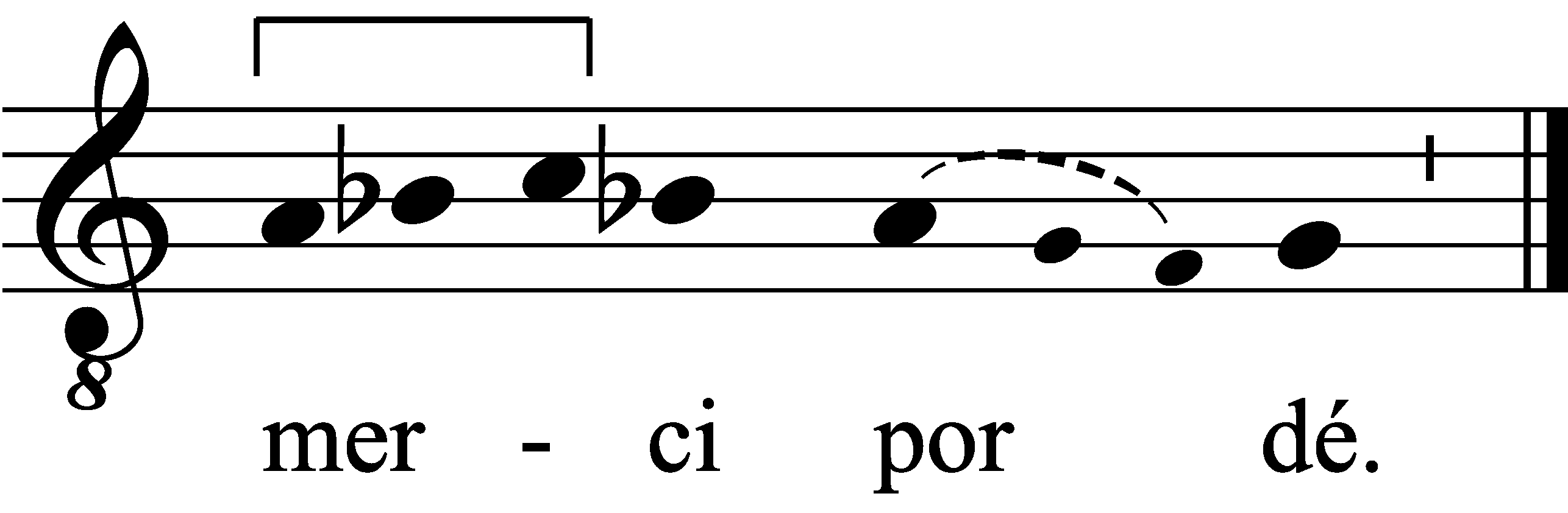 Refrain musical notation